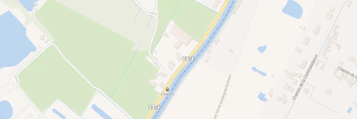 Plan du 3010 Rte de Guînes à Hames-Boucres