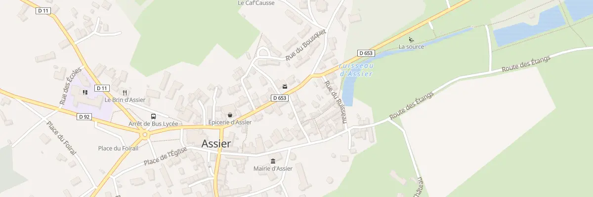 Plan du 118 Rue de la mairie à Assier