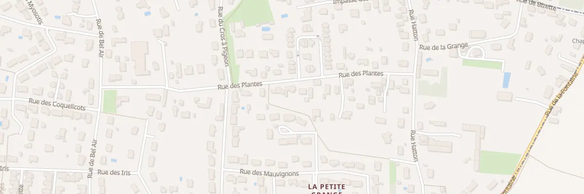 Plan du 21 Rue des Plantes à Saint-Pryvé-Saint-Mesmin