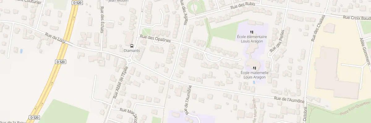 Plan du 77 Rue des Agates à Saint-Jean-de-la-Ruelle
