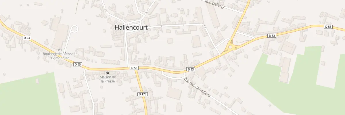 Plan du 12 Rue de la République à Hallencourt