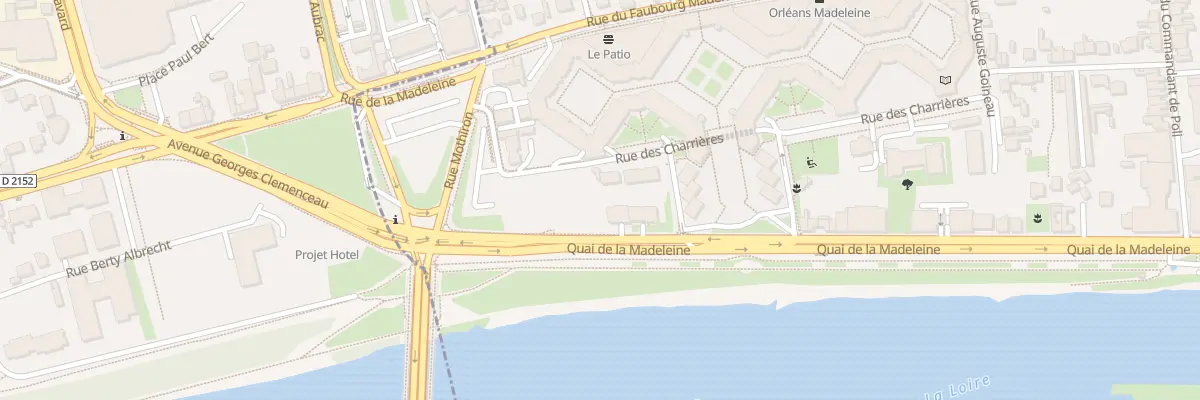 Plan du 70 Quai de la Madeleine à Orléans