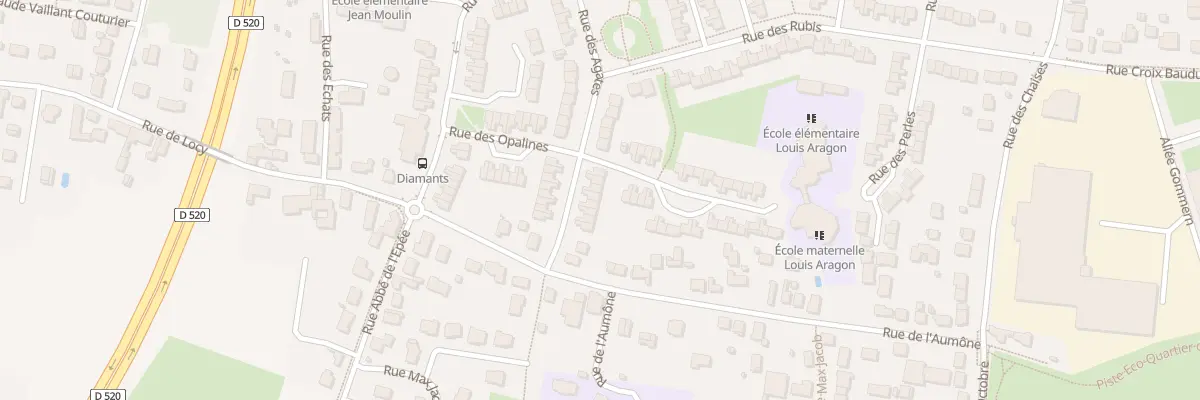 Plan du 73 Rue des Agates à Saint-Jean-de-la-Ruelle