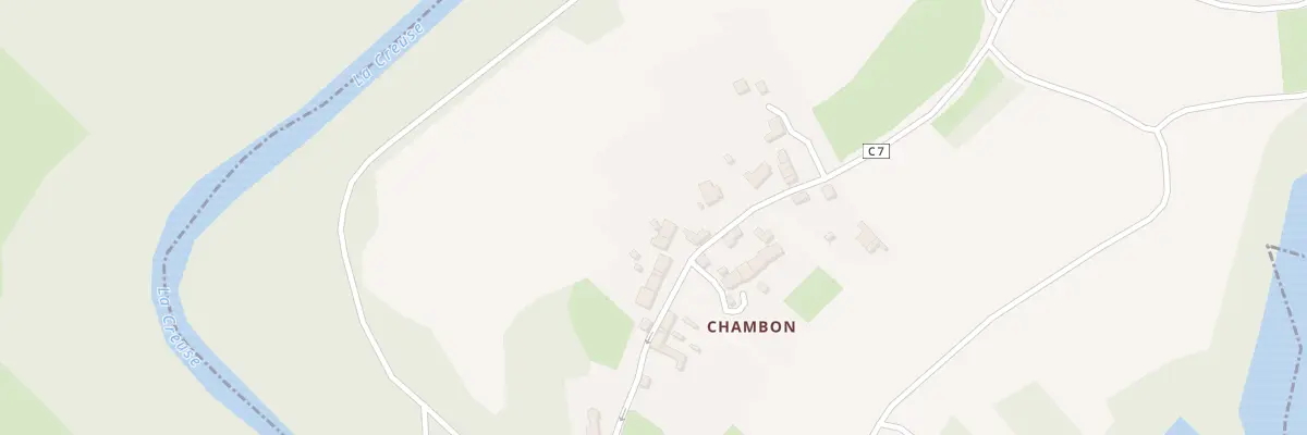 Plan du 18 Chambon à Champsanglard