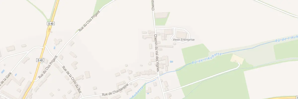 Plan du 3T Che du Val des Vignes à Avernes