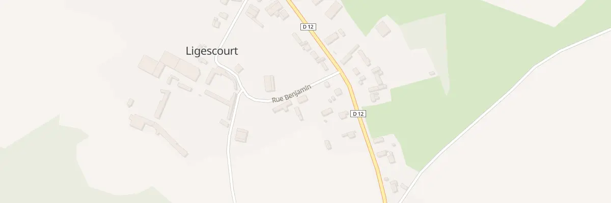 Plan du 1 Rue Benjamin à Ligescourt