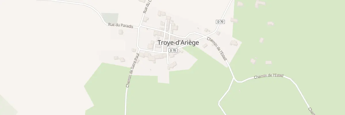 Plan du 22 Troye Village à Troye-d’Ariège
