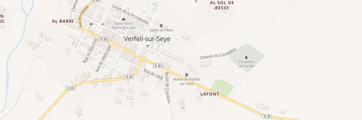 Plan du 5131 Verfeil à Verfeil
