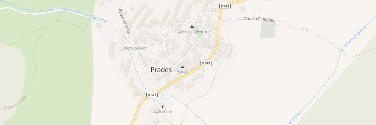 Plan du 82A Prades Village à Moulis