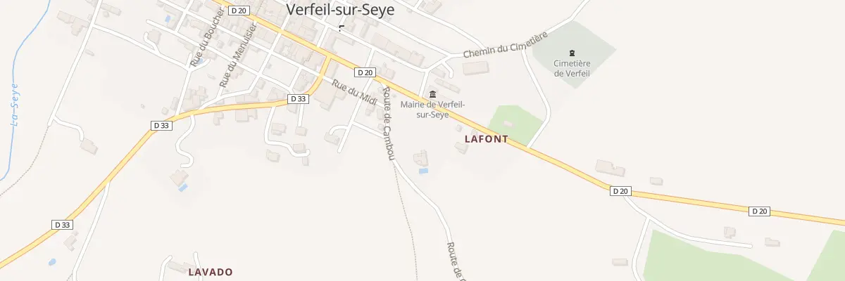 Plan du 5275 Lafont à Verfeil