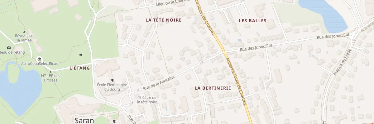 Plan du 96 Rue de la Fontaine à Saran
