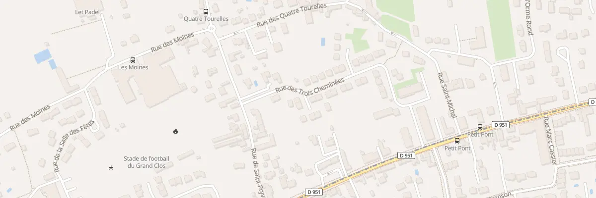 Plan du 1 All Louis Transon à Saint-Pryvé-Saint-Mesmin