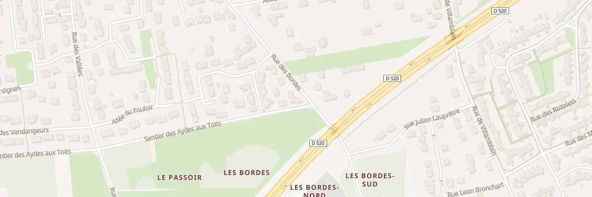 Plan du 811 Rue des Bordes à Saran