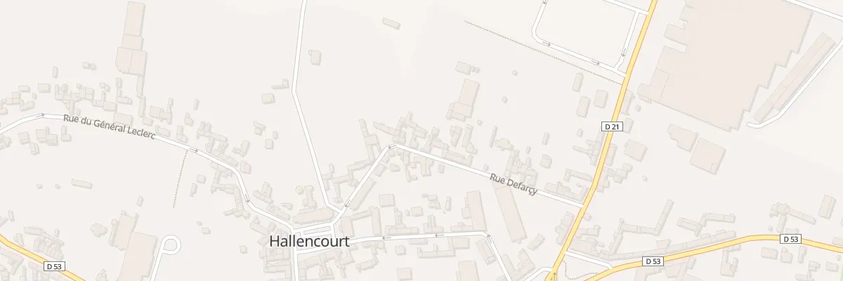 Plan du 19 Rue Defarçy à Hallencourt
