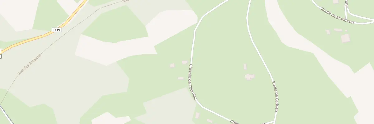 Plan du 321 Chem de Tourniac à Gréalou