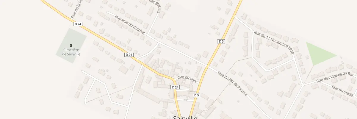 Plan du 12 Rue de la Porte de Chartres à Sainville