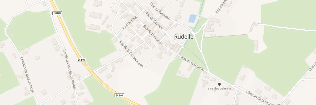 Plan du 5003 Le Bourg à Rudelle