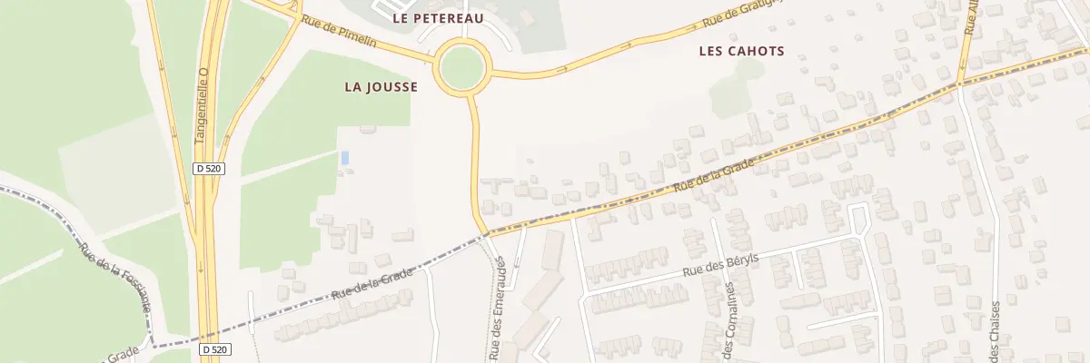 Plan du 500 Rue de la Grade à Saran