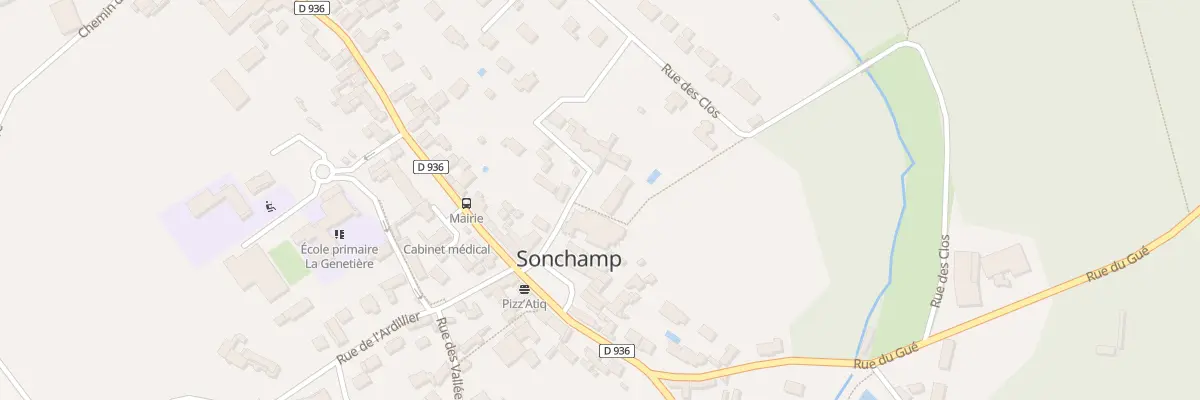 Plan du 2 Rue des Tourelles à Sonchamp