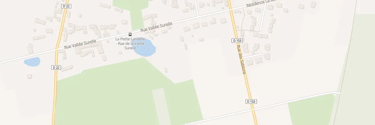 Plan du 6 Rue Vallee Surelle à Lalandelle