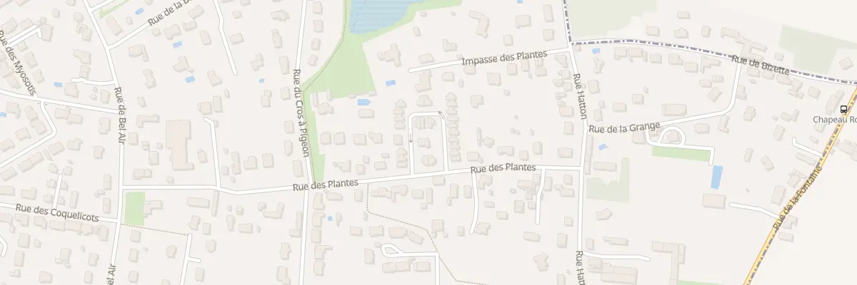Plan du 1 Rue des Orchidées à Saint-Pryvé-Saint-Mesmin