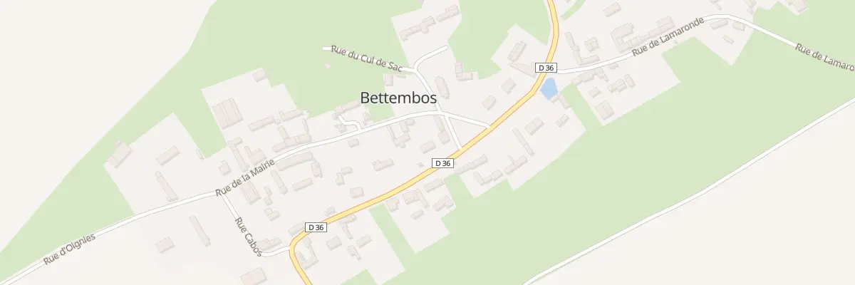 Plan du 3 Rue de la Mairie à Bettembos