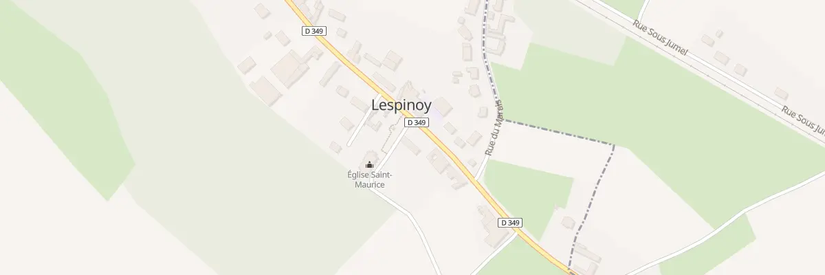 Plan du 17 Rte Nationale à Lespinoy
