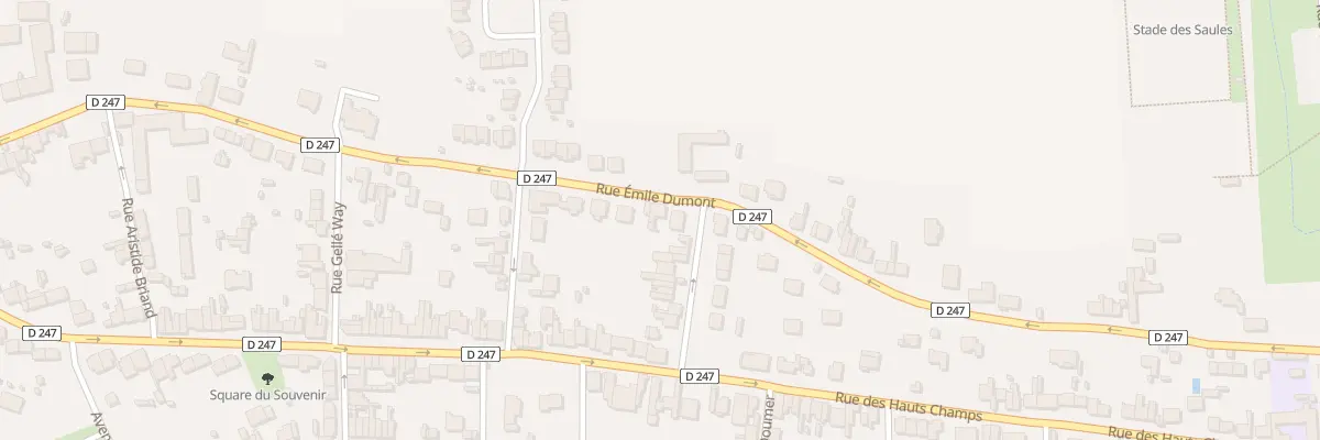 Plan du 117 Rue Emile Dumont à Coulogne