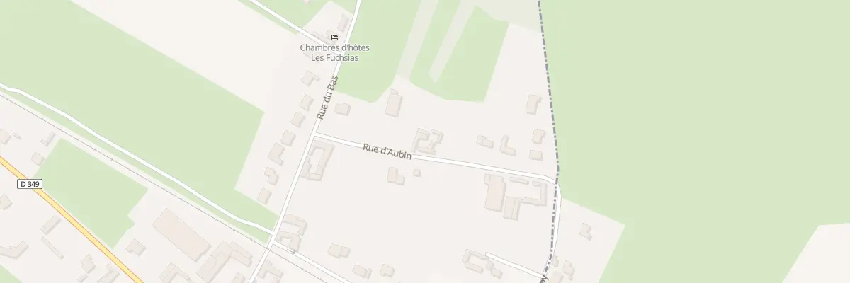 Plan du 8 Rue d’Aubin à Lespinoy