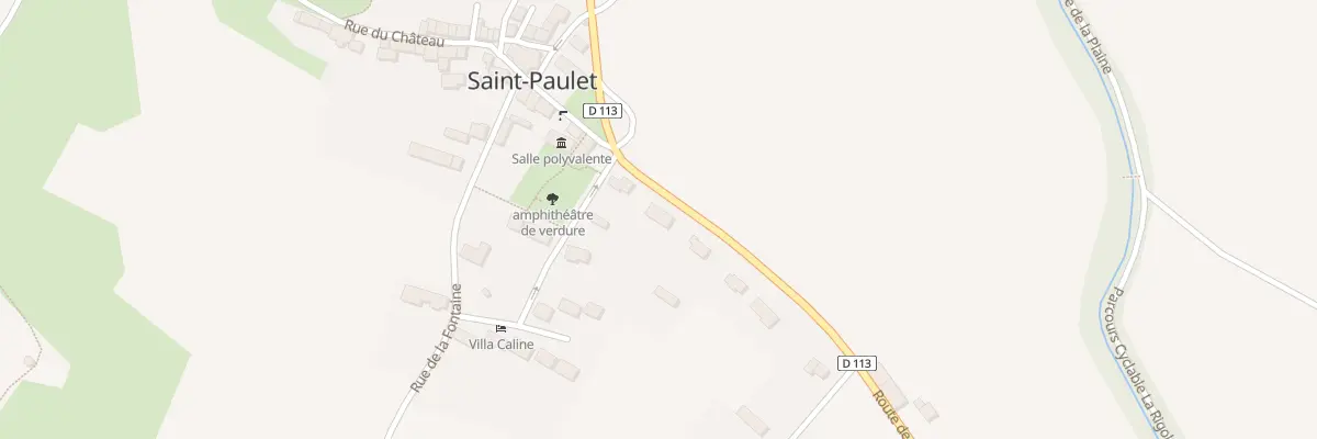 Plan du 9 Rue du Monument à Saint-Paulet