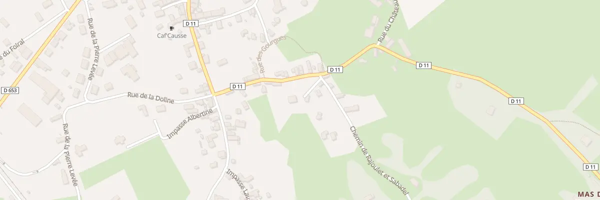 Plan du 40 Imp de Rajoulet à Assier