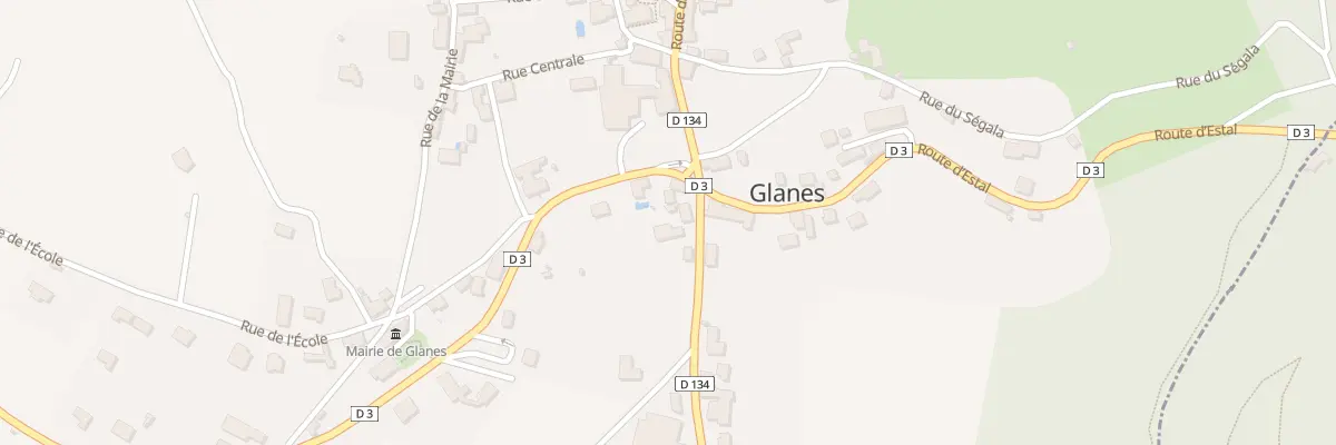 Plan du 25 Rte de Cornac à Glanes