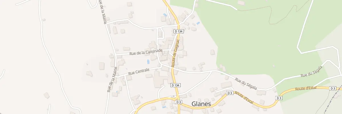 Plan du 133A Rte de Gagnac à Glanes
