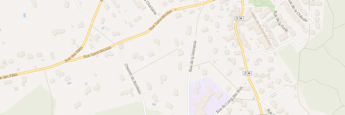 Plan du 7 Rue de la Monesse à Saint-Rémy-l’Honoré