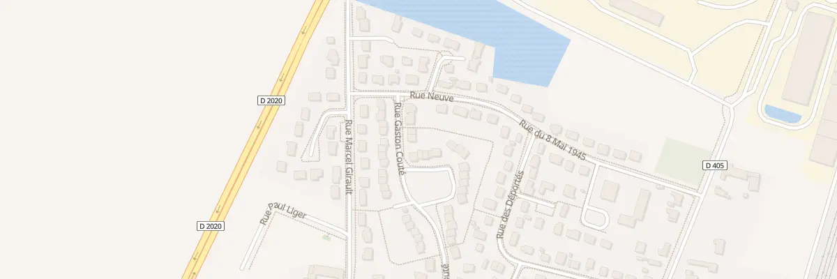 Plan du 50 Rue Gaston Couté à Artenay