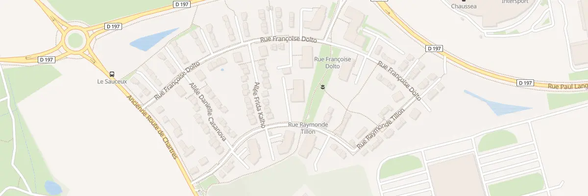 Plan du 258 Rue Raymonde Tillon à Saran