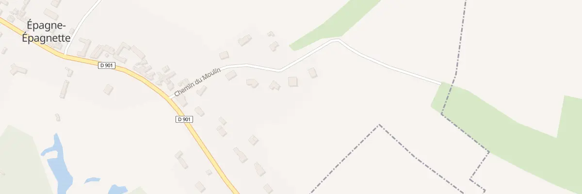 Plan du 3T Che du Moulin à Épagne-Épagnette