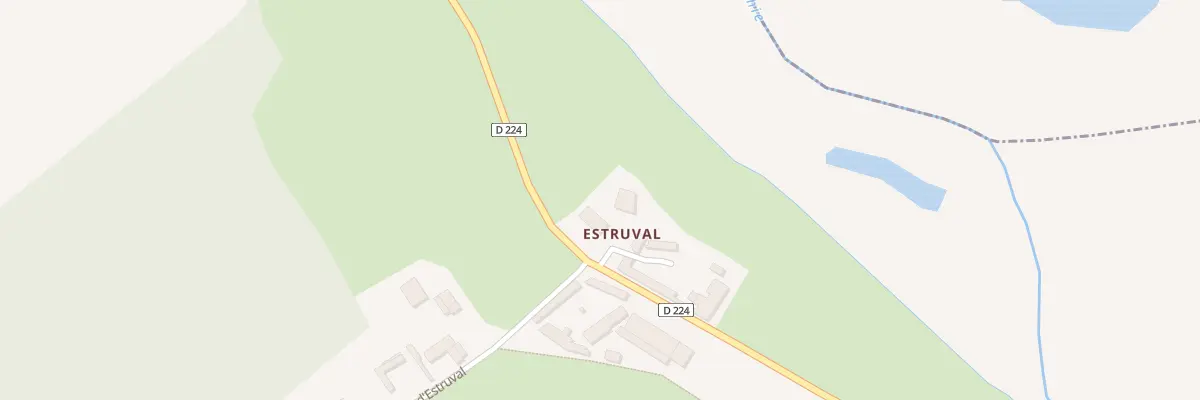 Plan du 9001F Estruval à Ponches-Estruval