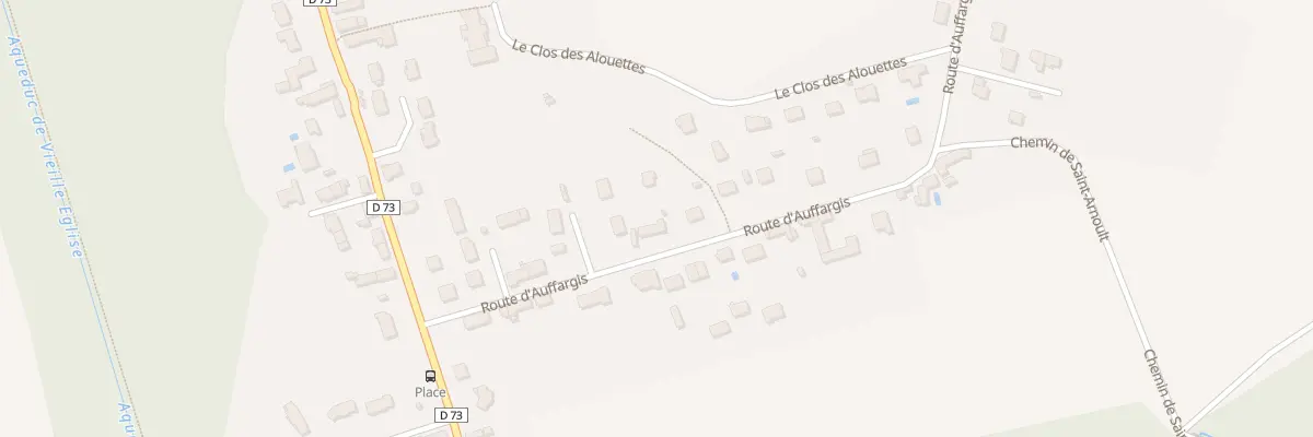 Plan du 9 Rte d’Auffargis à Vieille-Église-en-Yvelines