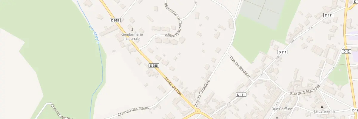 Plan du 16T Rte de Rue à Crécy-en-Ponthieu