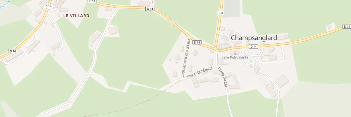 Plan du 5 Lot des Trois Lacs à Champsanglard