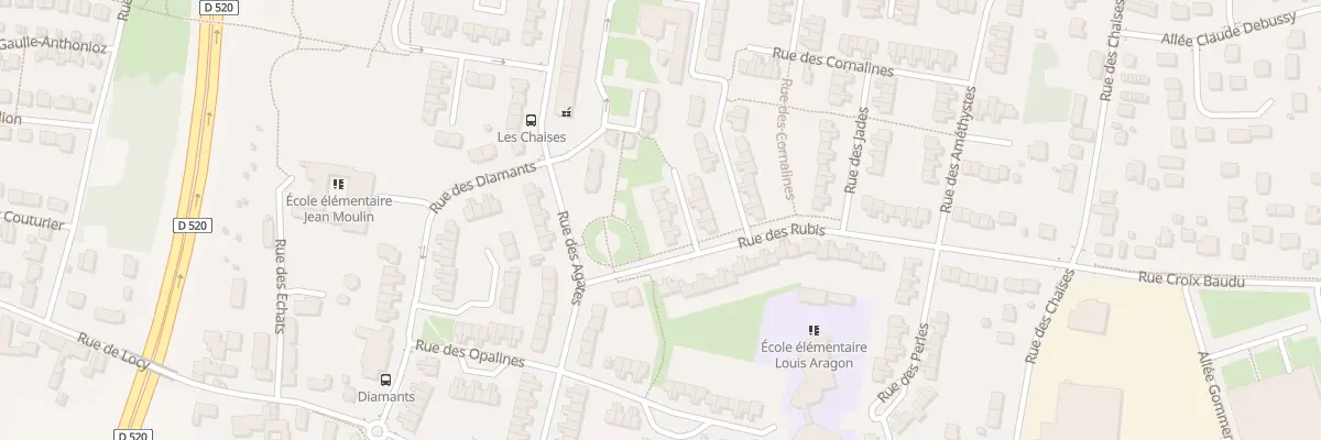 Plan du 38 Rue des Rubis à Saint-Jean-de-la-Ruelle