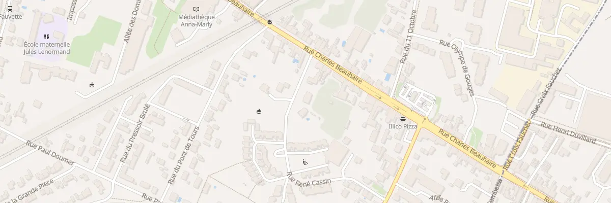 Plan du 8 Rue René Cassin à Saint-Jean-de-la-Ruelle