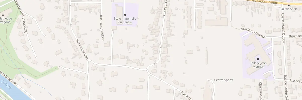 Plan du 44 Rue Paul Doumer à Coulogne