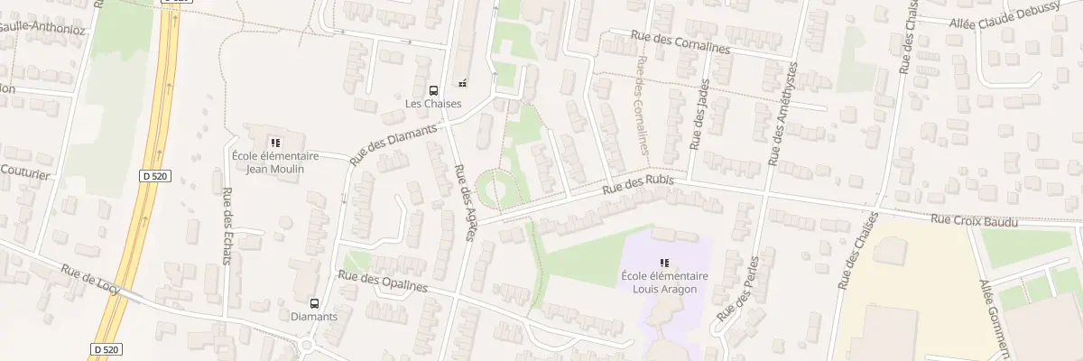 Plan du 40 Rue des Rubis à Saint-Jean-de-la-Ruelle
