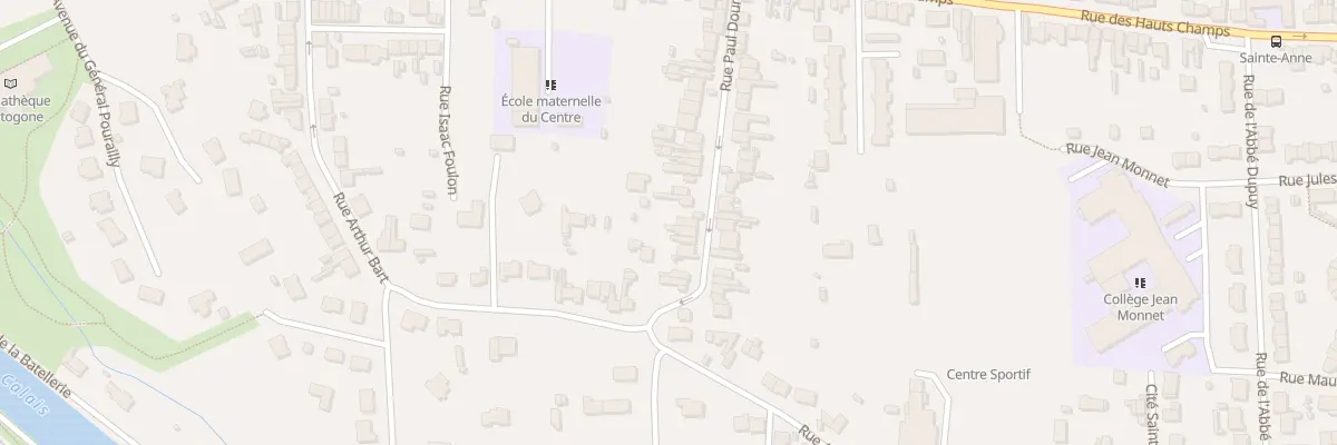 Plan du 40 Rue Paul Doumer à Coulogne