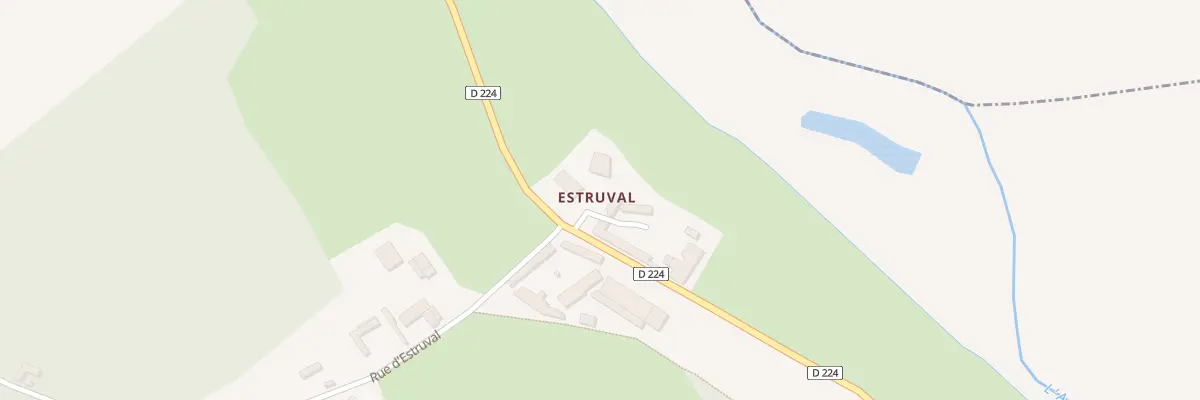 Plan du 1 Rue d’Estruval à Ponches-Estruval