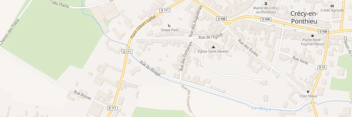 Plan du 4 Rue des Fontaines à Crécy-en-Ponthieu
