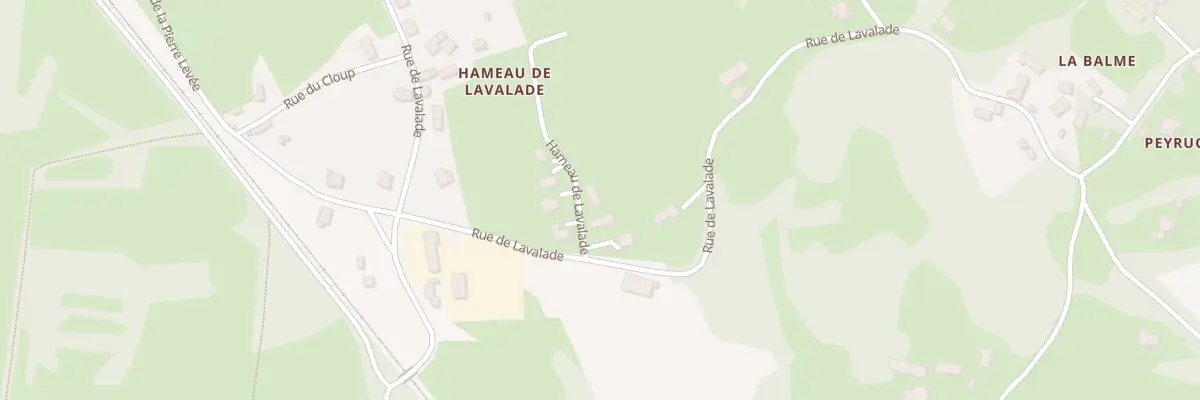 Plan du 40 Hameau de Lavalade à Assier