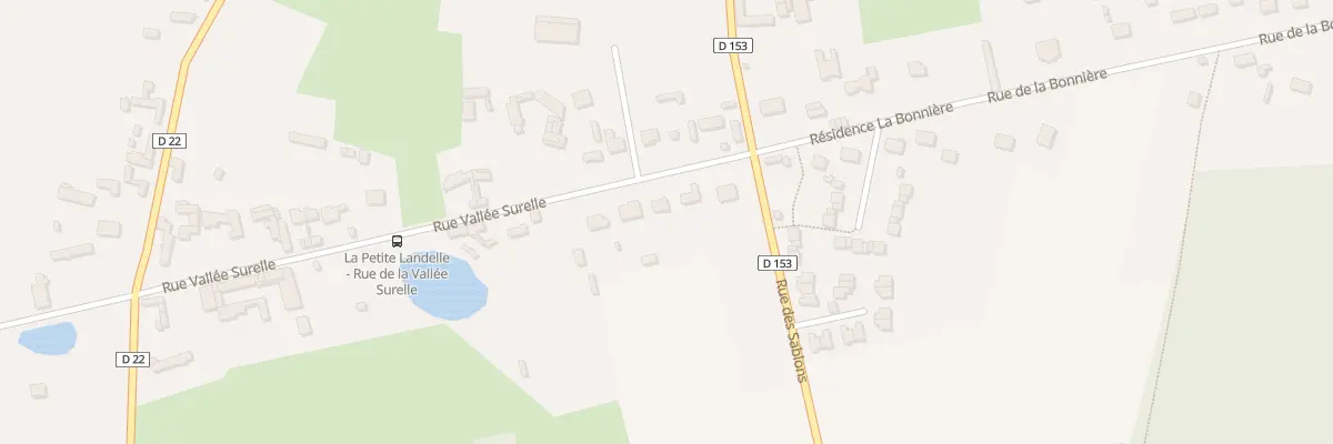 Plan du 2C Rue Vallee Surelle à Lalandelle
